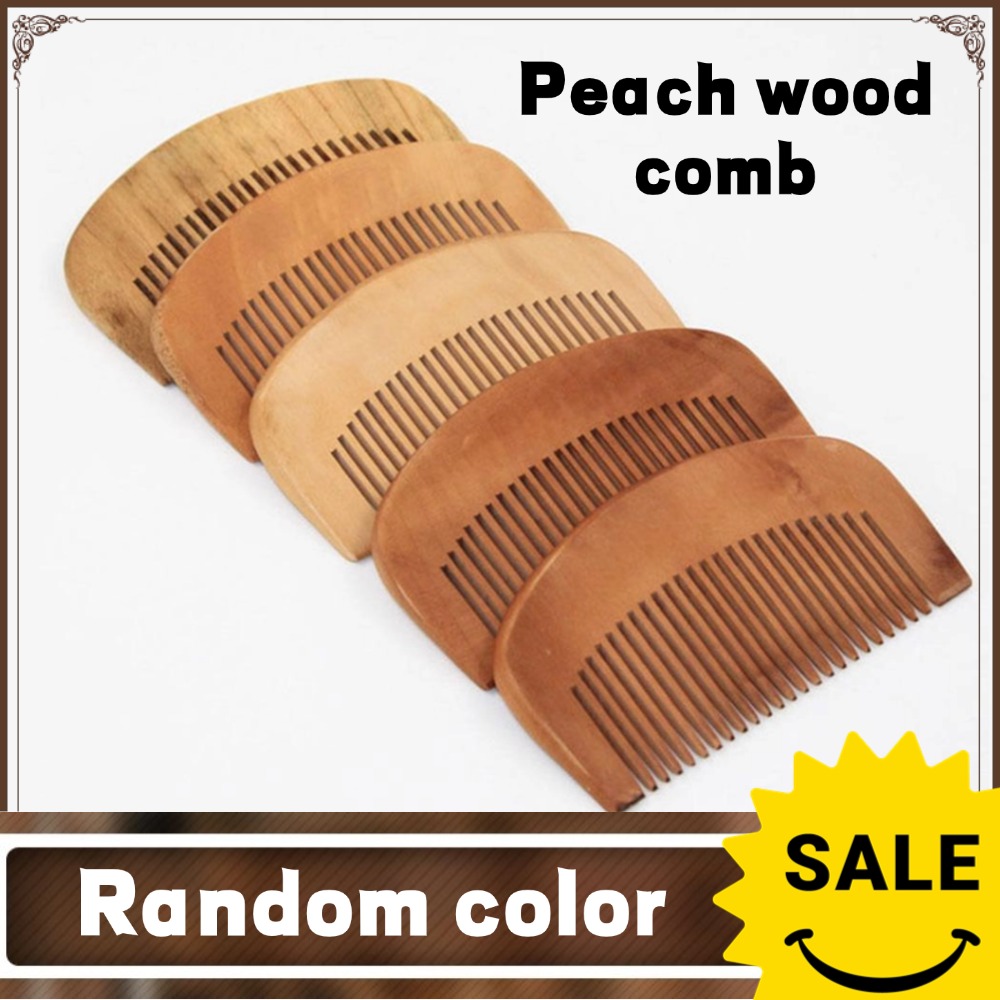 Hair Care Dandruff - Peigne en bois de pêche pour